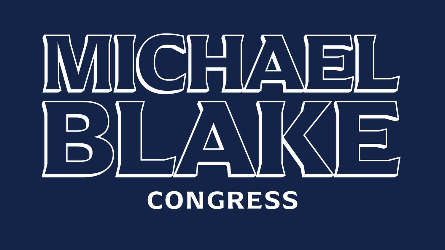 Michael Blake for Congress Logo