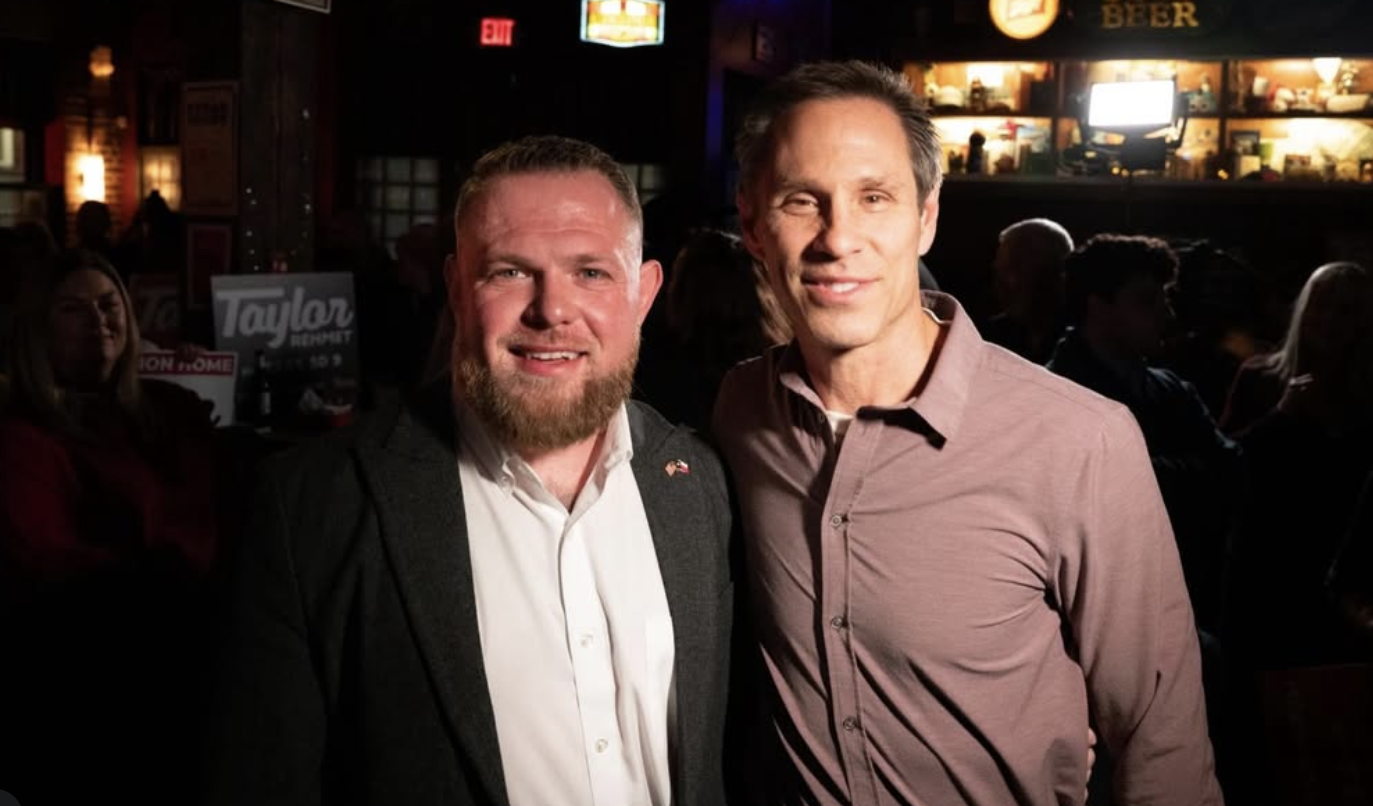 Taylor Rehmet + Sen. Nathna Johnson 