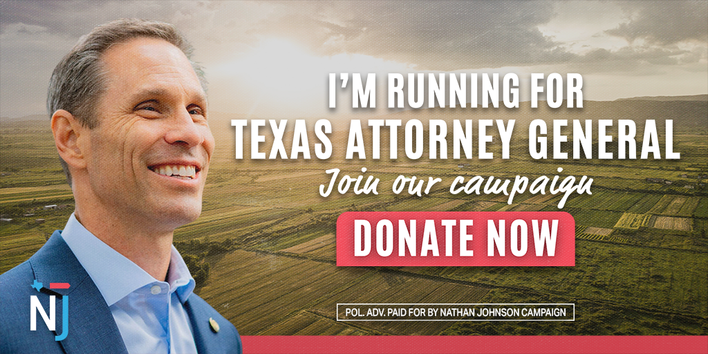 Support Nathan Johnson's campaign for Texas Attorney General