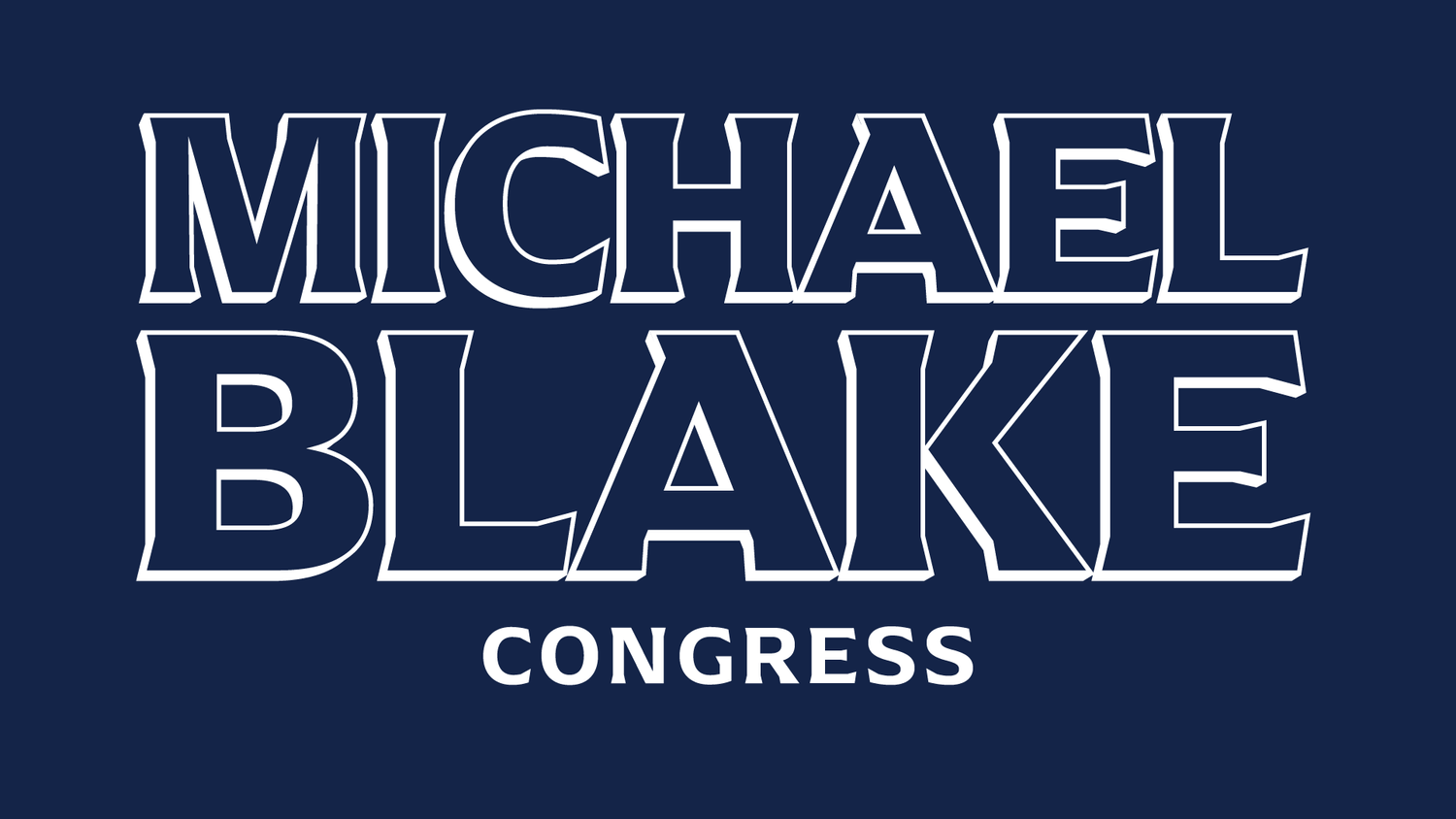 Michael Blake for Congress Logo